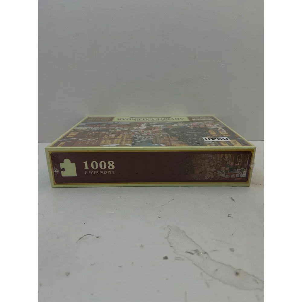 The Jigsaw Puzzle Advent Calendar Christmas Celebration 1008 Piece Multicolor